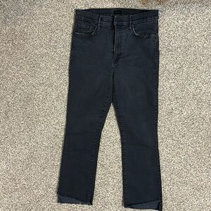 MOTHER Insider Crop Step Fray Jeans